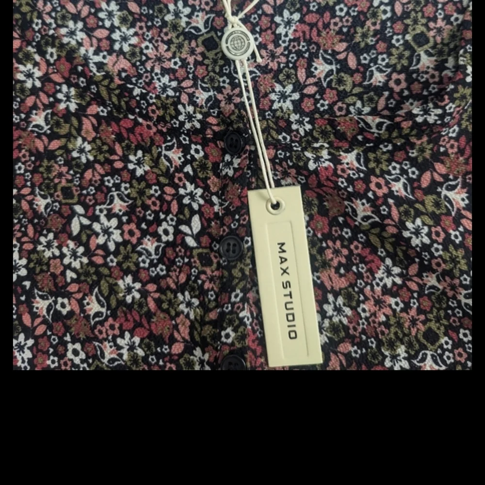 Max Studio Boho Floral Print Long Sleeve Top Cottagecore Size S* - Picture 10 of 16